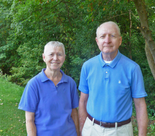 An elderly white couple who chose to donate their Vermont land